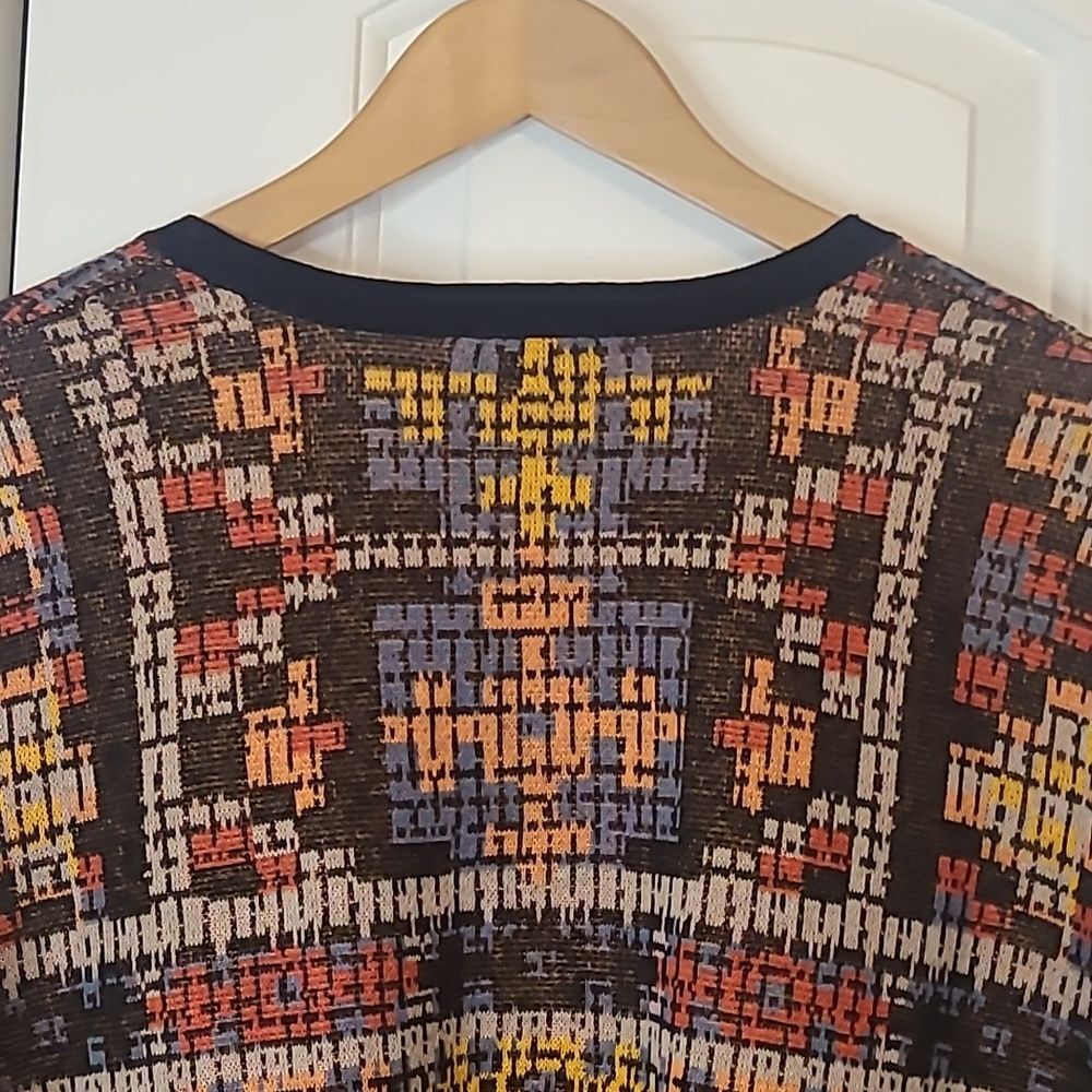 Pendleton Aztec Linen Blend Open Front Cardigan M… - image 7